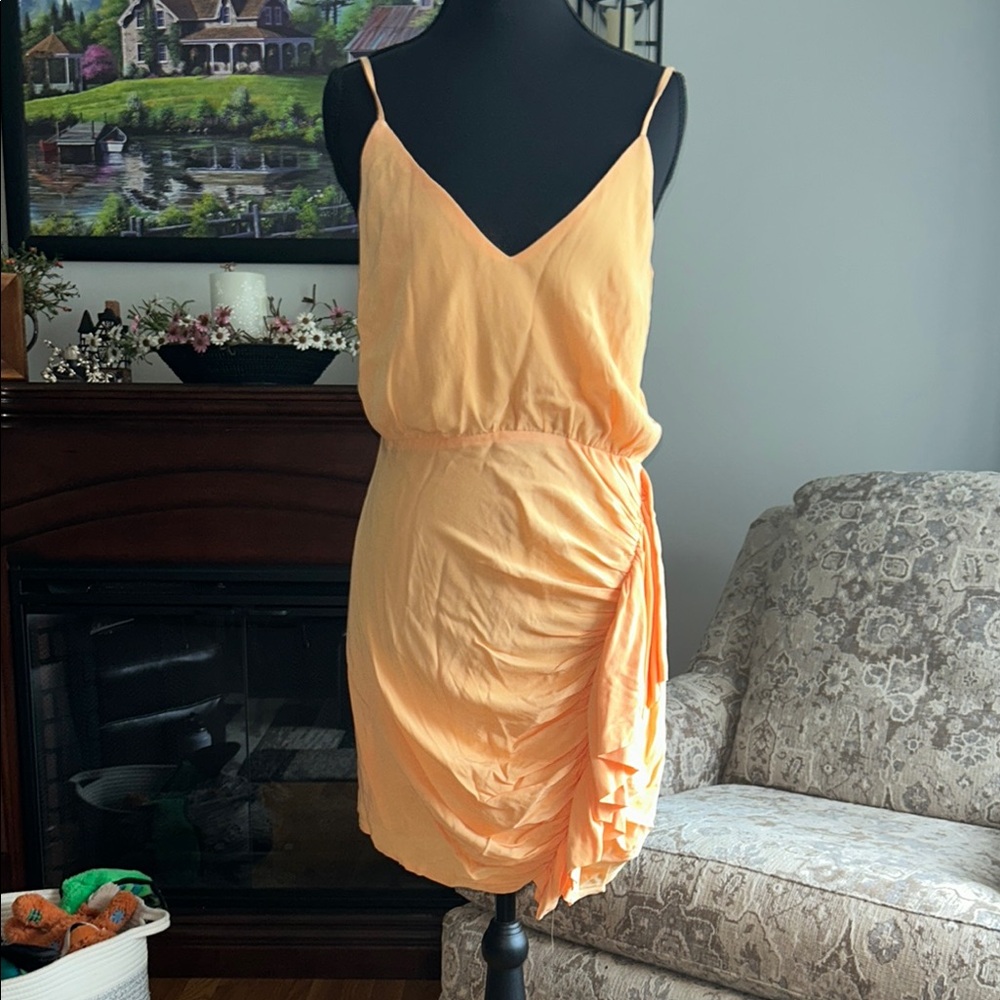 Lovers + Friends Apricot Mini Dress